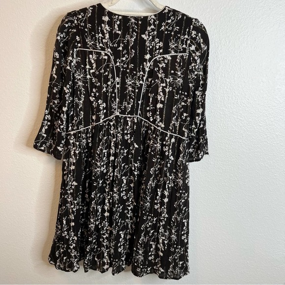 BA&SH Frezza Printed Mini Smock Dress - Picture 7 of 12